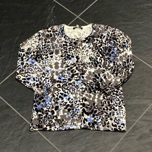 Small Sweater Cardigan W/Rhinestone Buttons